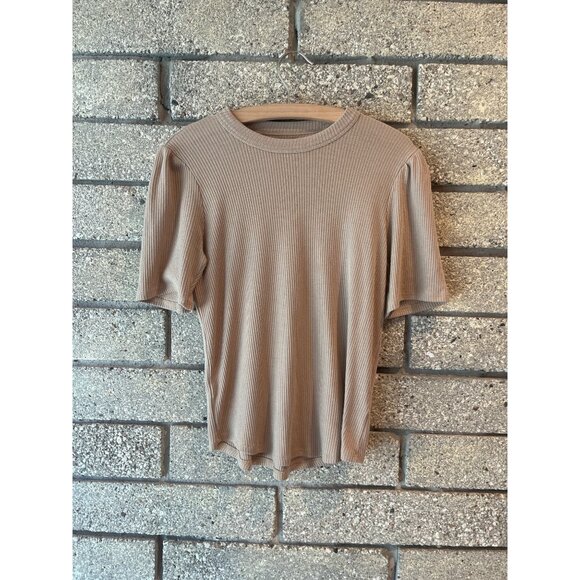 Faherty Tops - Faherty Ribbed Top Sz S Cream